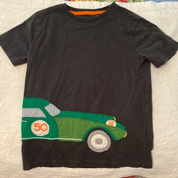 Mini Boden Other - Mini Boden race car appliqué tee size 6-7y